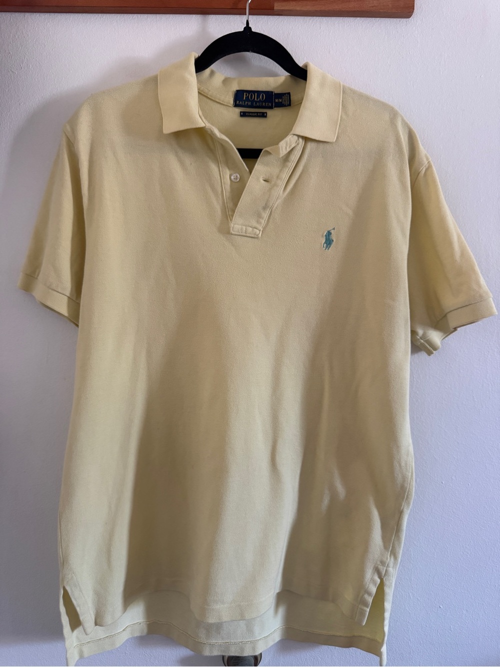 Polo by Ralph Lauren Men’s Yellow Polo Shirt- size M